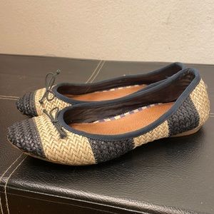 Sperry Blue and White Boat Shoes